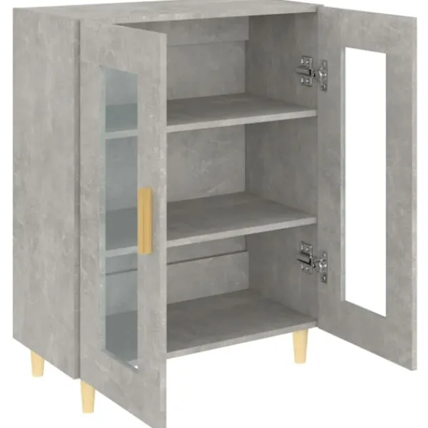 vidaXL Skåp>Skänk betong 69,5x34x90 cm konstruerat trä