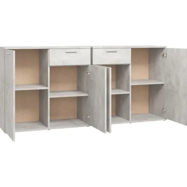 vidaXL Sideboards>Skänk betong 160x36x75 cm konstruerat trä