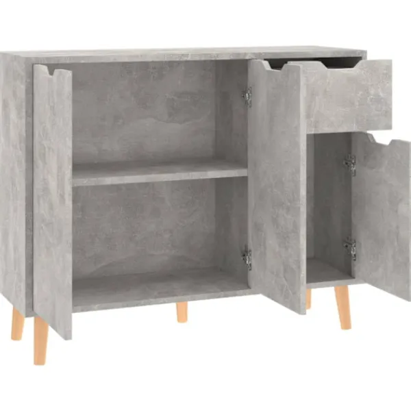 vidaXL Sideboards>Skänk betong 90x30x72 cm konstruerat trä
