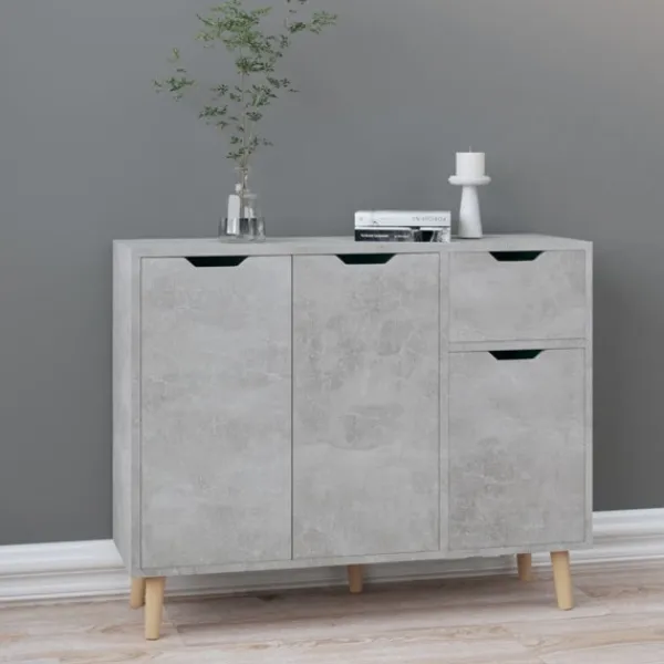 vidaXL Sideboards>Skänk betong 90x30x72 cm konstruerat trä