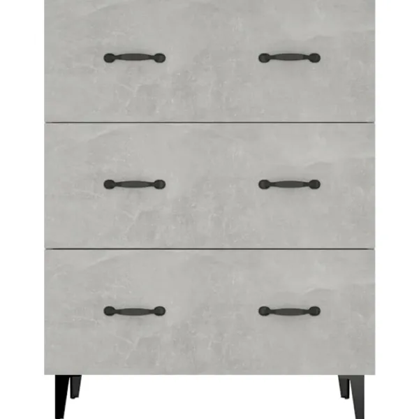 vidaXL Byråer>Skänk betong 69,5x34x90 cm konstruerat trä