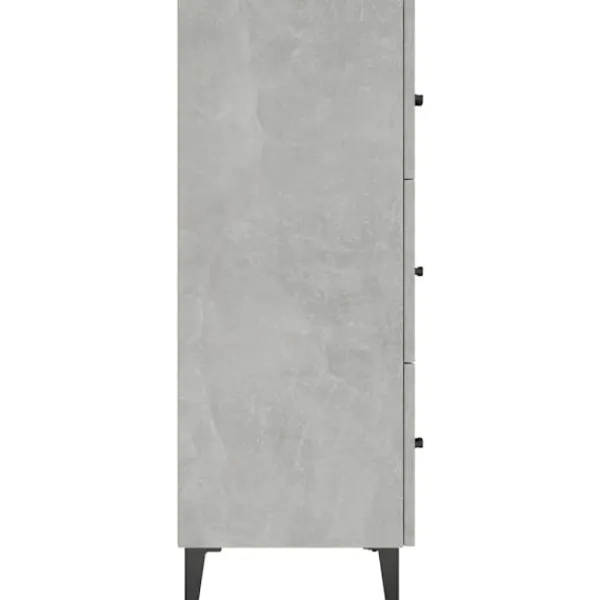 vidaXL Byråer>Skänk betong 69,5x34x90 cm konstruerat trä