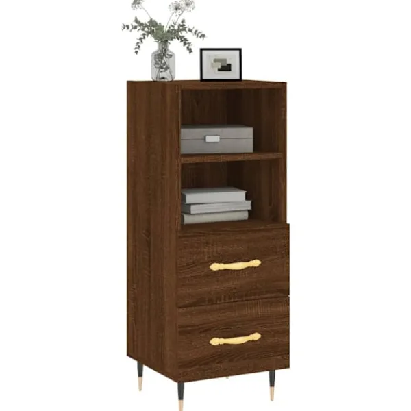 vidaXL Sideboards>Skänk ek 34,5x34x90 cm konstruerat trä