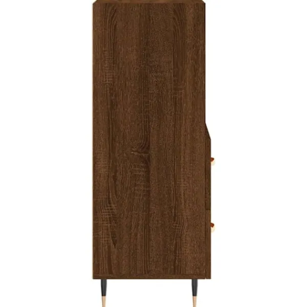 vidaXL Sideboards>Skänk ek 34,5x34x90 cm konstruerat trä