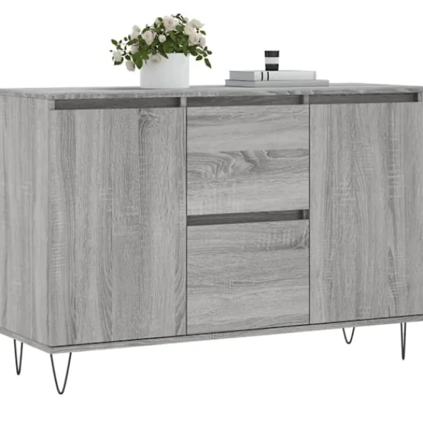 vidaXL Sideboards>Skänk sonoma 101,5x35x70 cm konstruerat trä
