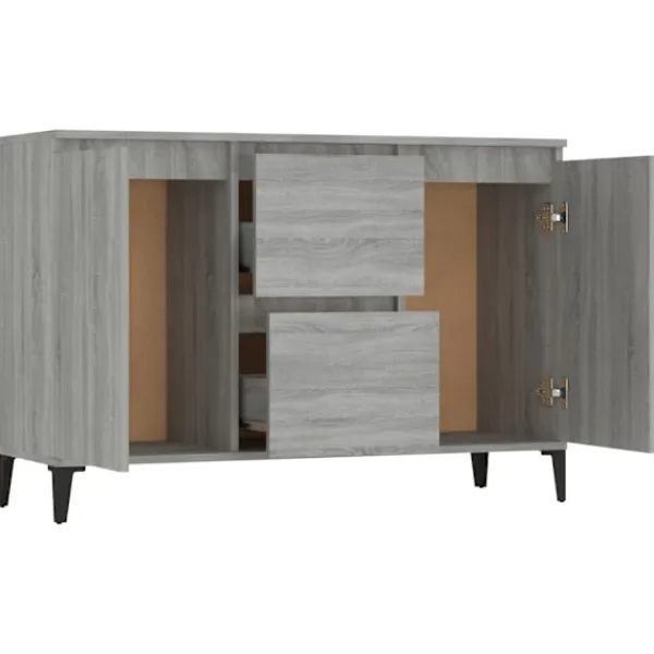 vidaXL Sideboards>Skänk sonoma 102x35x70 cm konstruerat trä