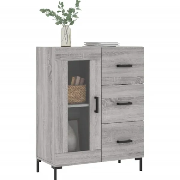 vidaXL Skåp>Skänk sonoma 69,5x34x90 cm konstruerat trä