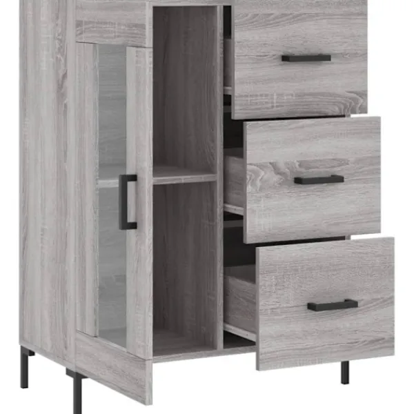 vidaXL Skåp>Skänk sonoma 69,5x34x90 cm konstruerat trä