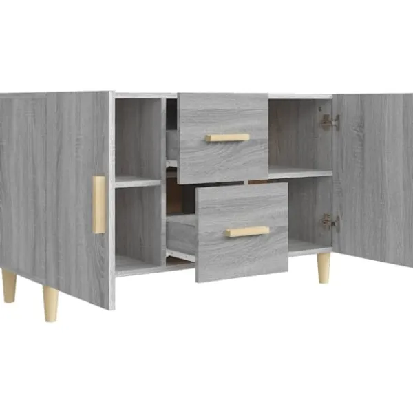 vidaXL Byråer>Skänk sonoma 100x36x60 cm konstruerat trä