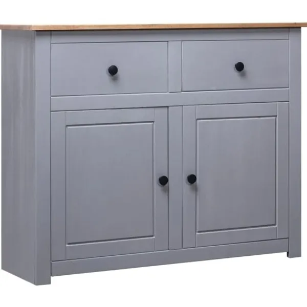 vidaXL Sideboards>Skänk 93x40x80 cm massiv furu panama