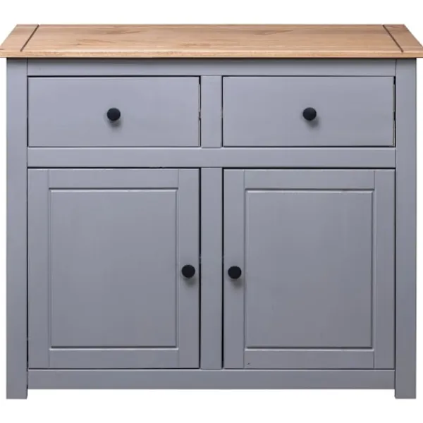 vidaXL Sideboards>Skänk 93x40x80 cm massiv furu panama