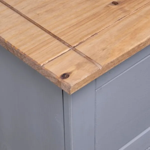 vidaXL Sideboards>Skänk 93x40x80 cm massiv furu panama
