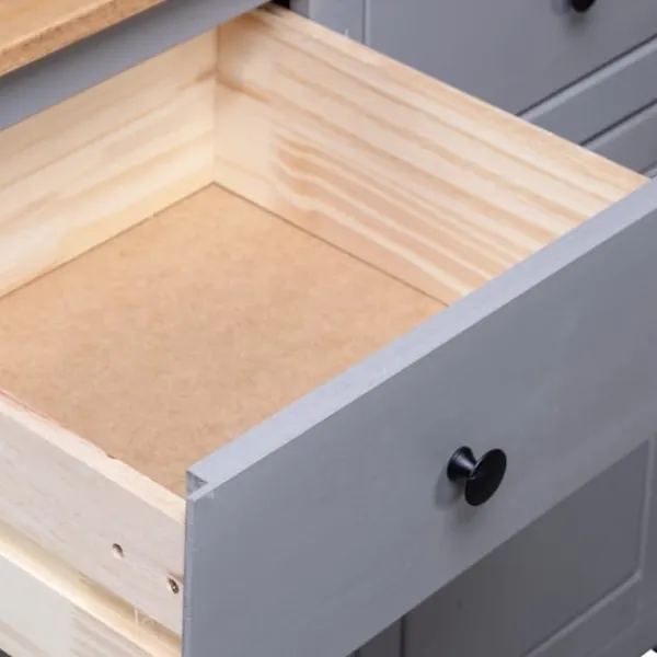 vidaXL Sideboards>Skänk 93x40x80 cm massiv furu panama