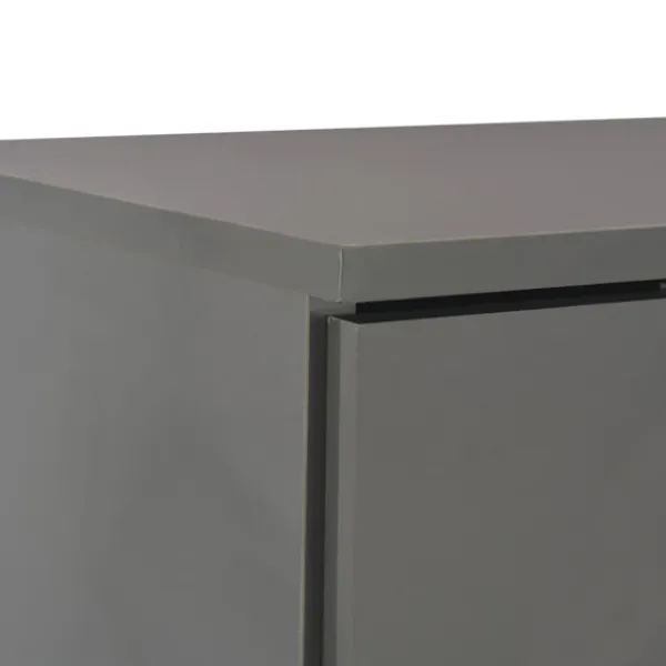 vidaXL Byråer>Skänk högglans 71x35x80 cm spånskiva