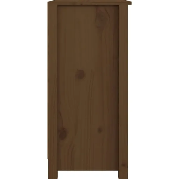 vidaXL Sideboards>Skänk honungs 100x35x74 cm massiv furu