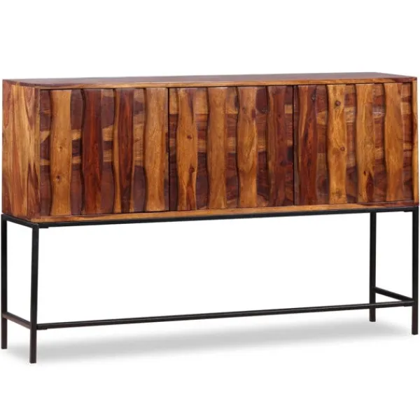 vidaXL Sideboards>Skänk i massivt sheeshamträ 120x30x80 cm