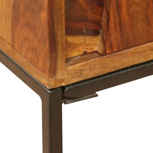 vidaXL Sideboards>Skänk i massivt sheeshamträ 120x30x80 cm