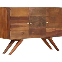 vidaXL Byråer>Skänk massivt återvunnet trä 110x30x75 cm
