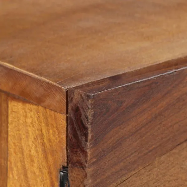 vidaXL Byråer>Skänk massivt återvunnet trä 110x30x75 cm