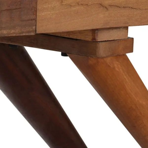 vidaXL Byråer>Skänk massivt återvunnet trä 110x30x75 cm