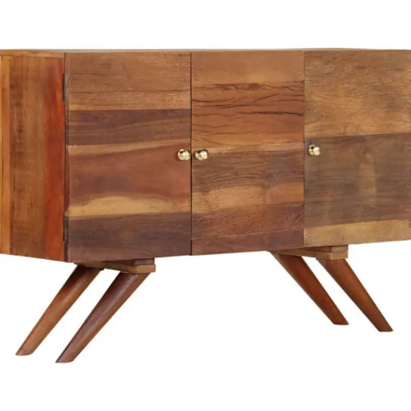 vidaXL Byråer>Skänk massivt återvunnet trä 110x30x75 cm