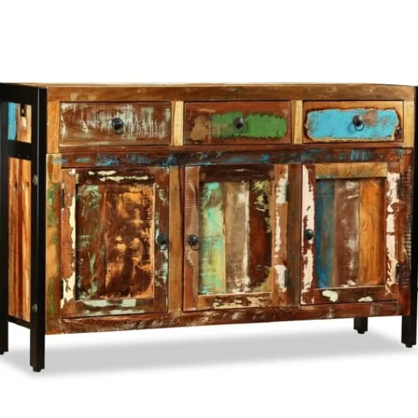 vidaXL Sideboards>Skänk massivt återvunnet trä 120x35x76 cm