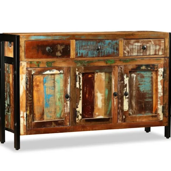 vidaXL Sideboards>Skänk massivt återvunnet trä 120x35x76 cm