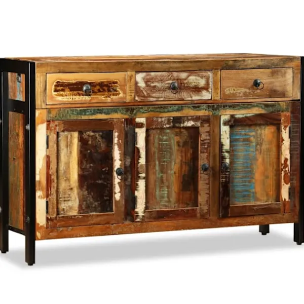 vidaXL Sideboards>Skänk massivt återvunnet trä 120x35x76 cm