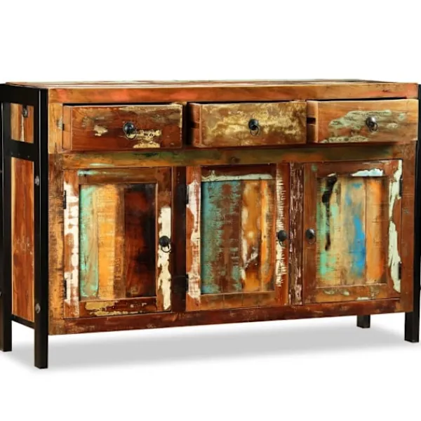 vidaXL Sideboards>Skänk massivt återvunnet trä 120x35x76 cm