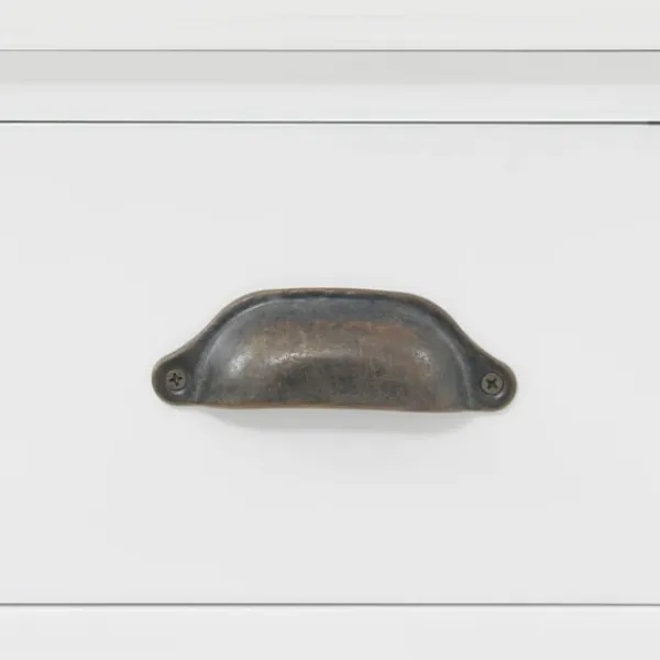 vidaXL Sideboards>Skänk med 3 dörrar MDF och furu 105x35x77,5 cm