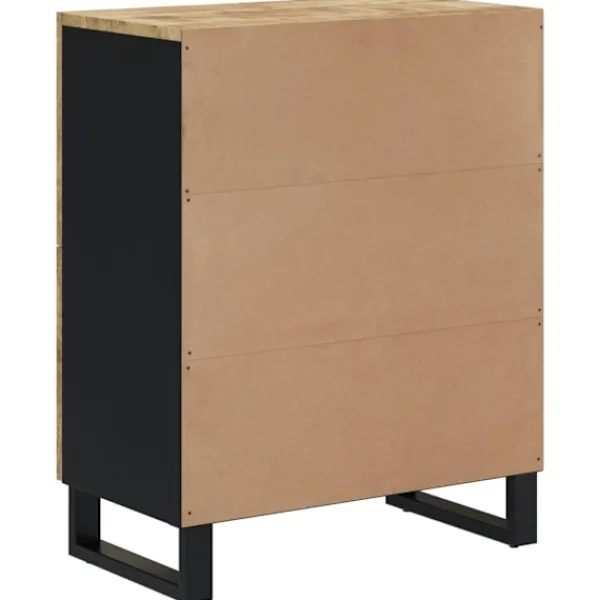 vidaXL Sideboards>Skänk med 4 dörrar 60x33x75 cm massivt mangoträ