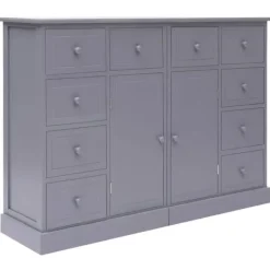 vidaXL Sideboards>Skänk med 10 lådor 113x30x79 cm trä