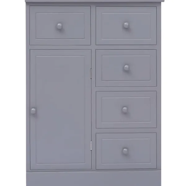 vidaXL Sideboards>Skänk med 10 lådor 113x30x79 cm trä