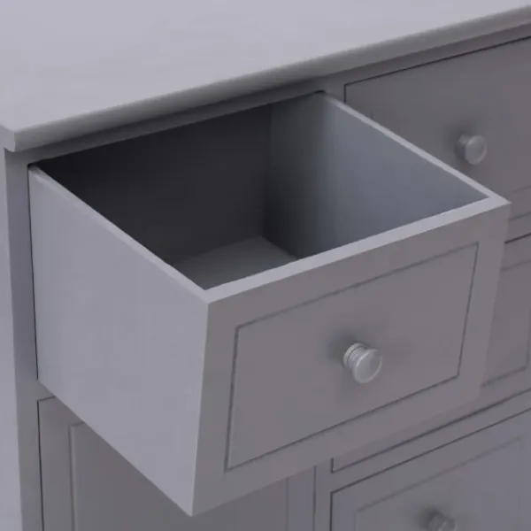vidaXL Sideboards>Skänk med 10 lådor 113x30x79 cm trä