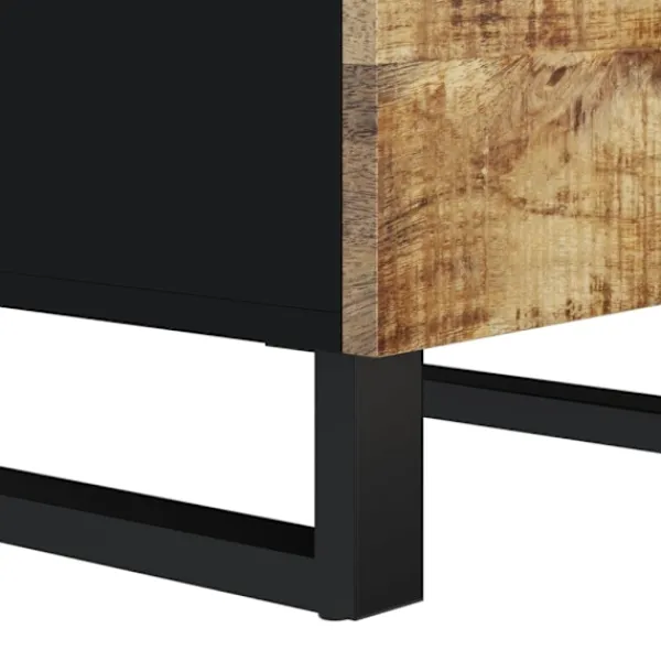 vidaXL Byråer>Skänk med 3 lådor 40x33,5x75 cm massivt mangoträ