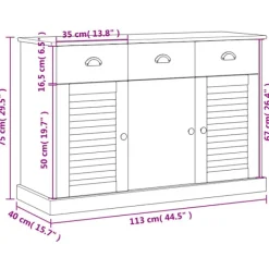 vidaXL Sideboards><noscript><img data-lazyloaded=