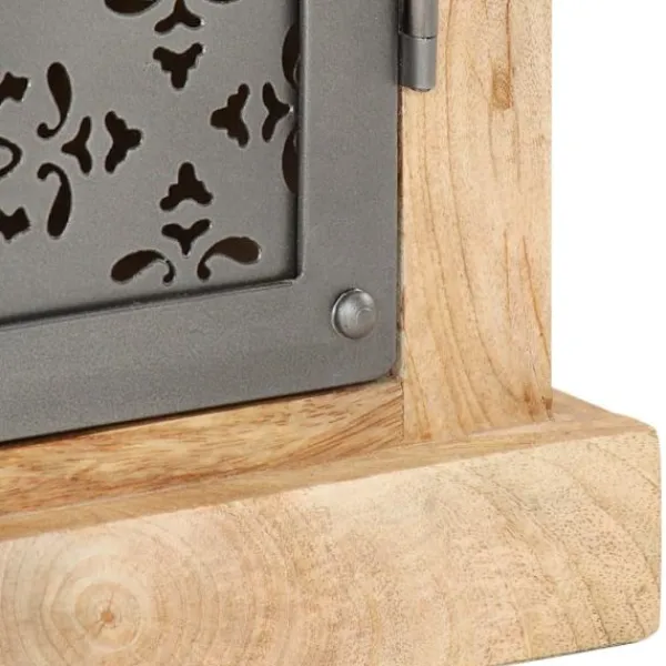 vidaXL Sideboards>Skänk med ståldörrar 60x35x75 cm massivt mangoträ
