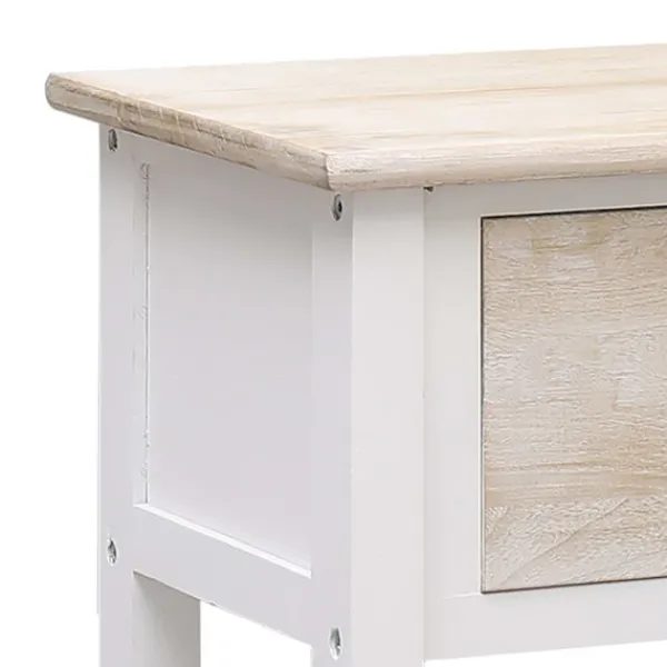 vidaXL Sideboards>Skänk naturlig och 115x30x76 cm trä