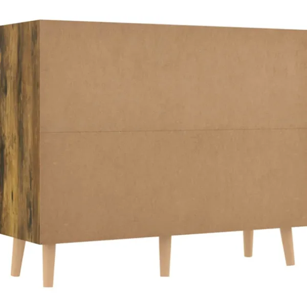vidaXL Sideboards>Skänk rökfärgad ek 90x30x72 cm konstruerat trä