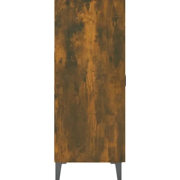 vidaXL Skåp>Skänk rökfärgad ek 69,5x34x90 cm konstruerat trä