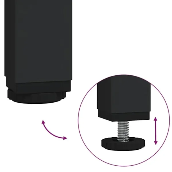 vidaXL Sideboards>Skänk rökfärgad ek 100x40x79,5 cm konstruerat trä