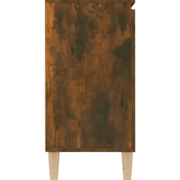 vidaXL Sideboards>Skänk rökfärgad ek 101x35x70 cm konstruerat trä