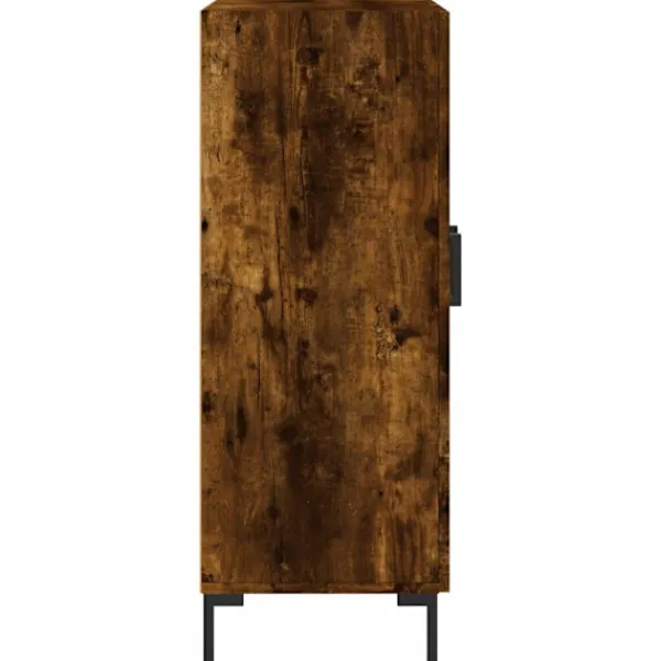 vidaXL Sideboards>Skänk rökfärgad ek 69,5x34x90 cm konstruerat trä