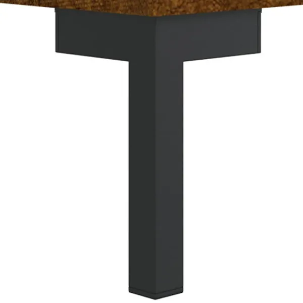 vidaXL Sideboards>Skänk rökfärgad ek 69,5x34x90 cm konstruerat trä