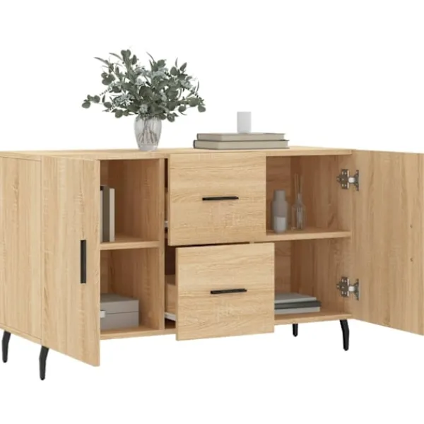 vidaXL Sideboards>Skänk sonoma-ek 100x36x60 cm konstruerat trä