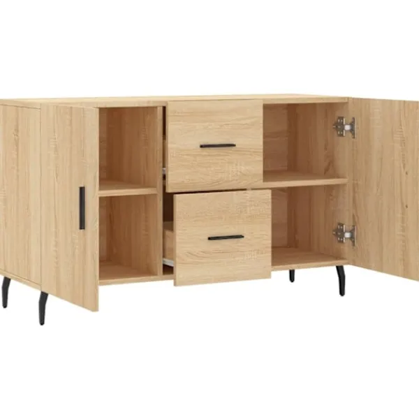 vidaXL Sideboards>Skänk sonoma-ek 100x36x60 cm konstruerat trä