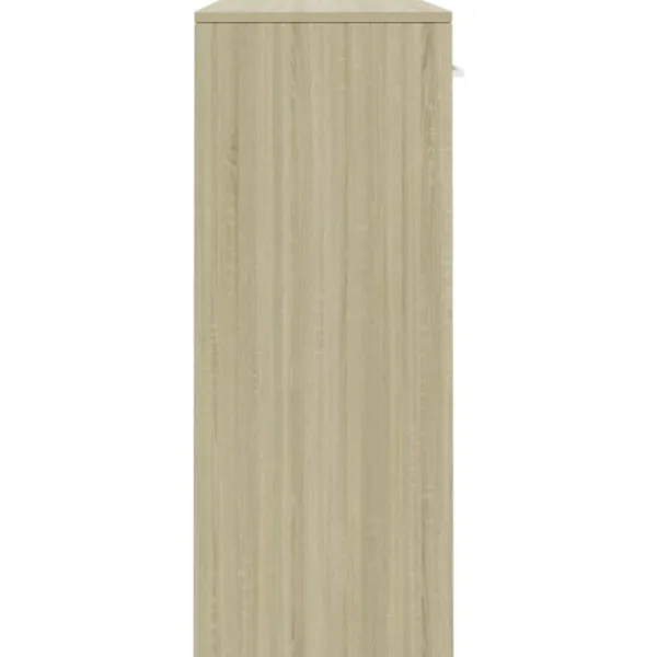 vidaXL Sideboards>Skänk sonoma-ek 110x30x75 cm spånskiva