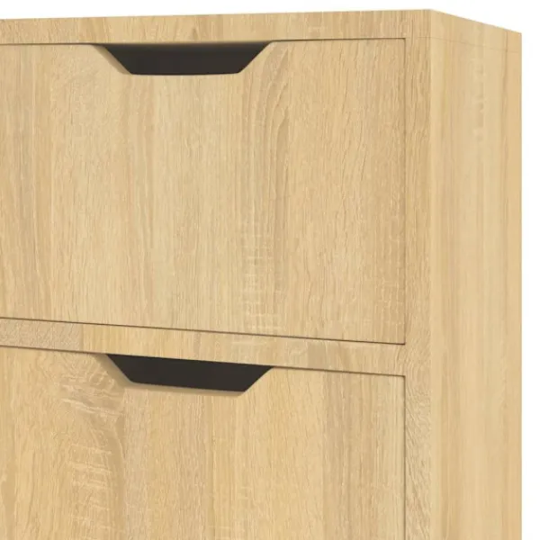vidaXL Sideboards>Skänk sonoma-ek 90x30x72 cm konstruerat trä