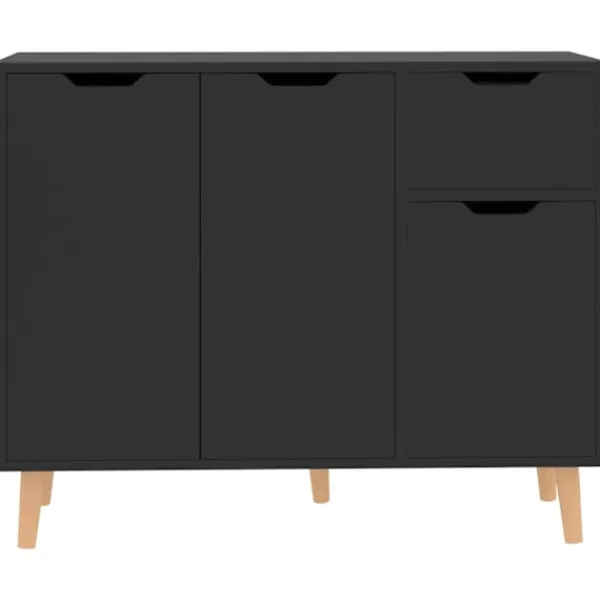 vidaXL Sideboards>Skänk högglans 90x30x72 cm konstruerat trä