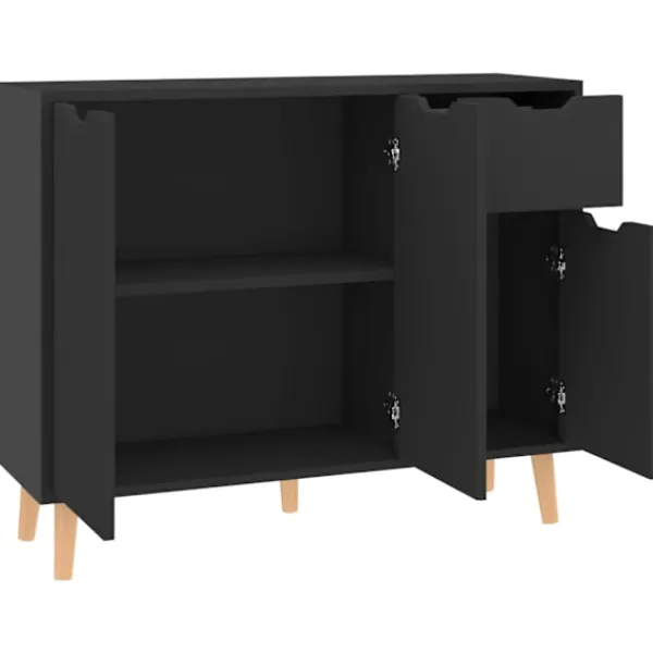 vidaXL Sideboards>Skänk högglans 90x30x72 cm konstruerat trä